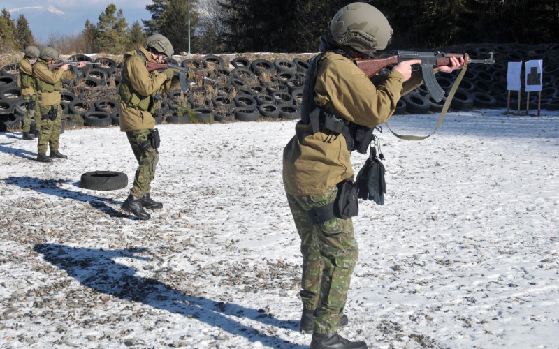 Blokový výcvik kadetov 1. ročníka - strelnica Lazisko, 17. 02. 2025