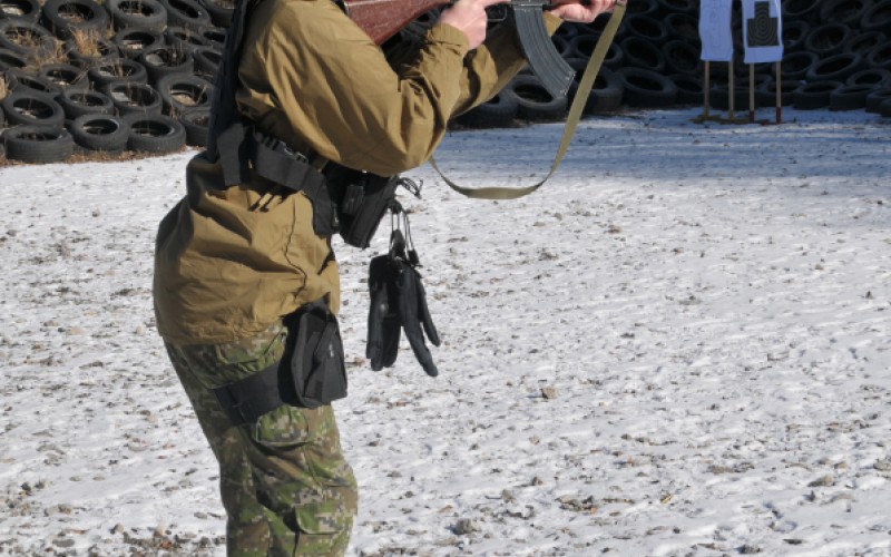 Blokový výcvik kadetov 1. ročníka - strelnica Lazisko, 17. 02. 2025