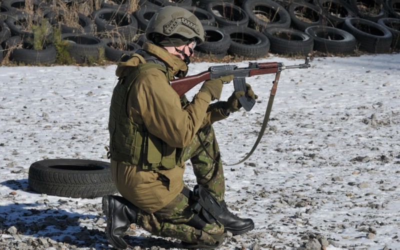 Blokový výcvik kadetov 1. ročníka - strelnica Lazisko, 17. 02. 2025