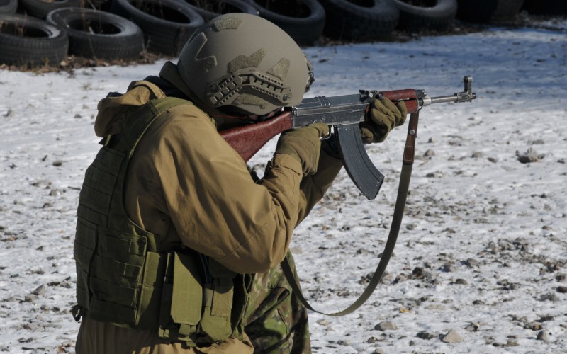 Blokový výcvik kadetov 1. ročníka - strelnica Lazisko, 17. 02. 2025