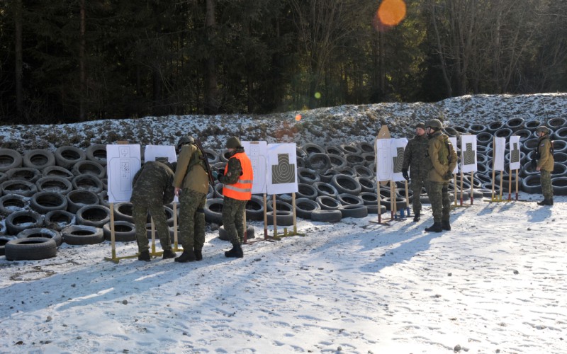 Blokový výcvik kadetov 1. ročníka - strelnica Lazisko, 17. 02. 2025