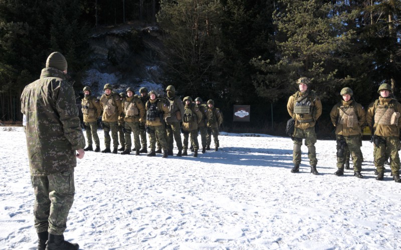 Blokový výcvik kadetov 1. ročníka - strelnica Lazisko, 17. 02. 2025