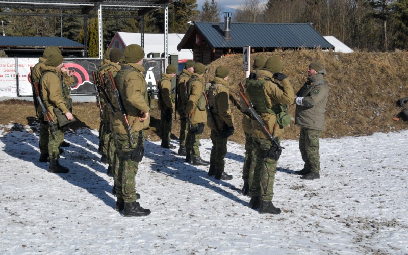 Blokový výcvik kadetov 1. ročníka - strelnica Lazisko, 17. 02. 2025