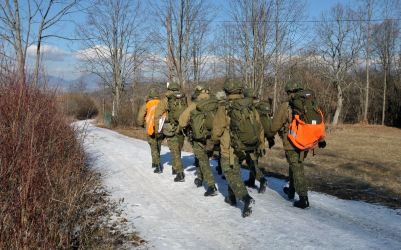 Blokový výcvik kadetov 1. ročníka - strelnica Lazisko, 17. 02. 2025