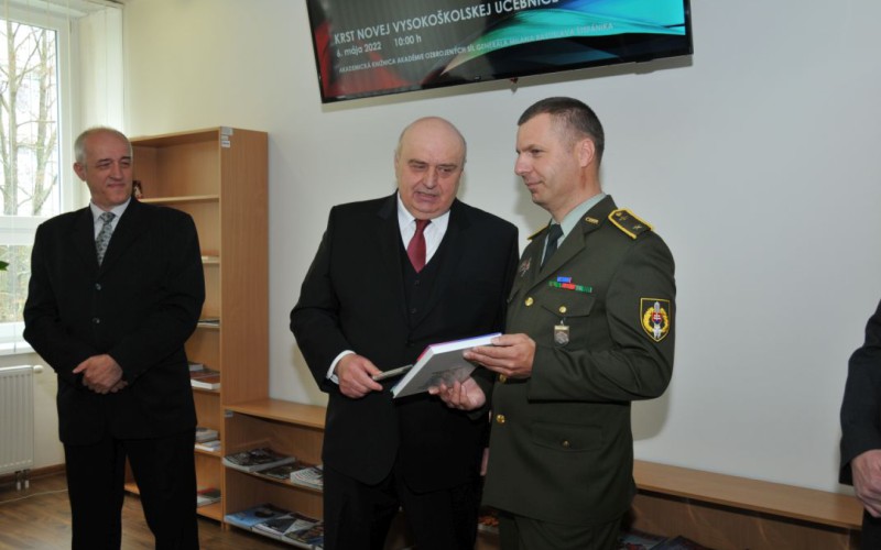 Presentation of new university textbook: “Rádiotechnický prieskum” (Radio-technical reconnaissance), May 6th 2022