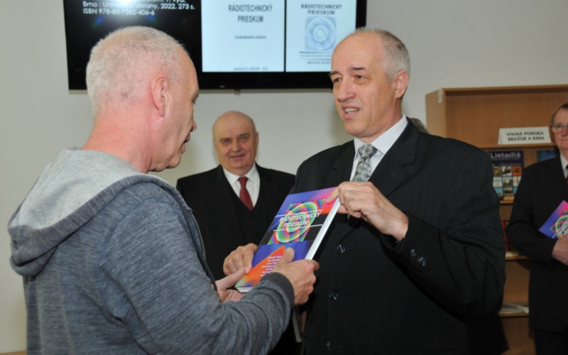 Presentation of new university textbook: “Rádiotechnický prieskum” (Radio-technical reconnaissance), May 6th 2022
