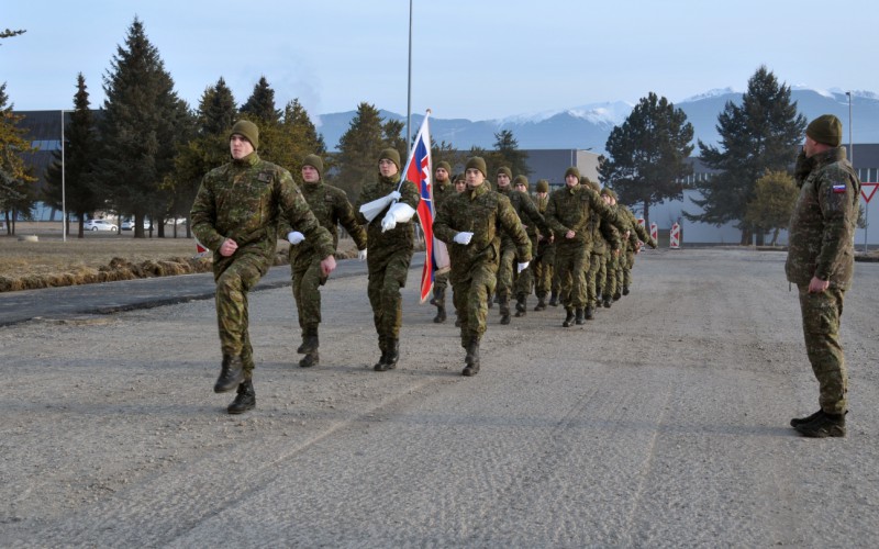 Nástup profesionálnych vojakov a kadetov, 04. 03. 2025