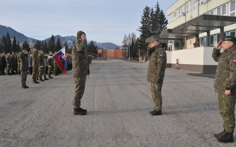 Nástup profesionálnych vojakov a kadetov, 04. 03. 2025