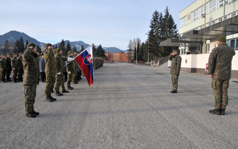 Nástup profesionálnych vojakov a kadetov, 04. 03. 2025