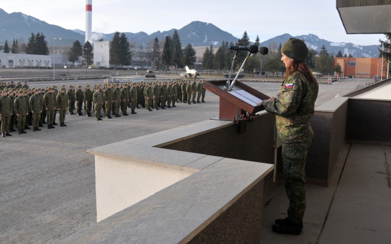 Nástup profesionálnych vojakov a kadetov, 04. 03. 2025