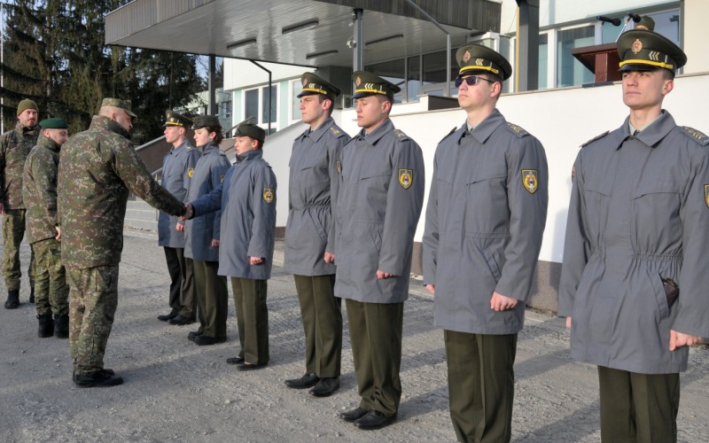 Nástup profesionálnych vojakov a kadetov, 04. 03. 2025