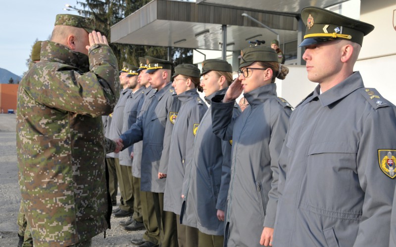 Nástup profesionálnych vojakov a kadetov, 04. 03. 2025