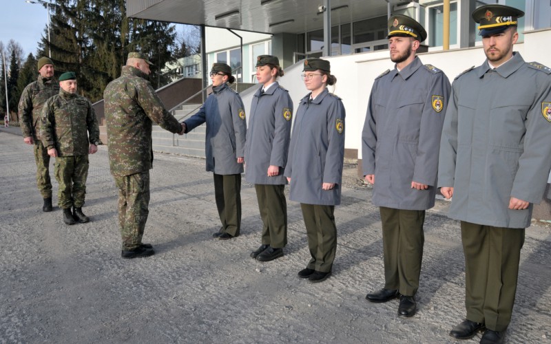 Nástup profesionálnych vojakov a kadetov, 04. 03. 2025