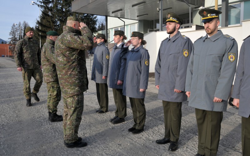 Nástup profesionálnych vojakov a kadetov, 04. 03. 2025