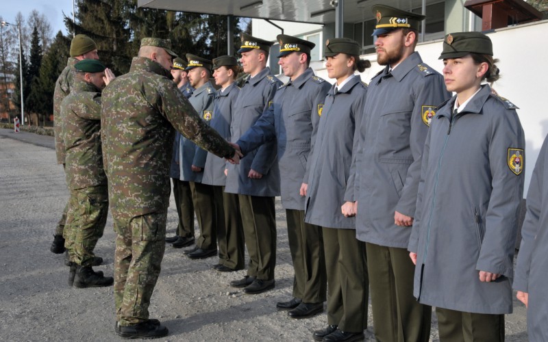 Nástup profesionálnych vojakov a kadetov, 04. 03. 2025