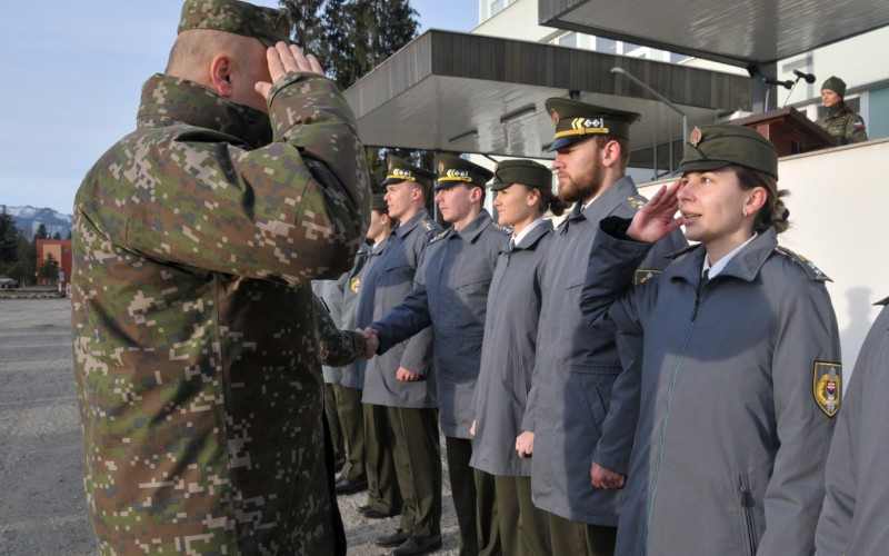 Nástup profesionálnych vojakov a kadetov, 04. 03. 2025