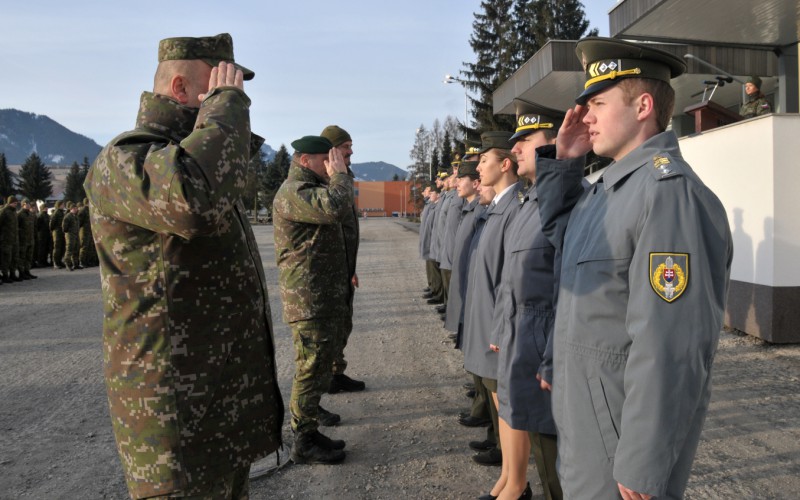 Nástup profesionálnych vojakov a kadetov, 04. 03. 2025