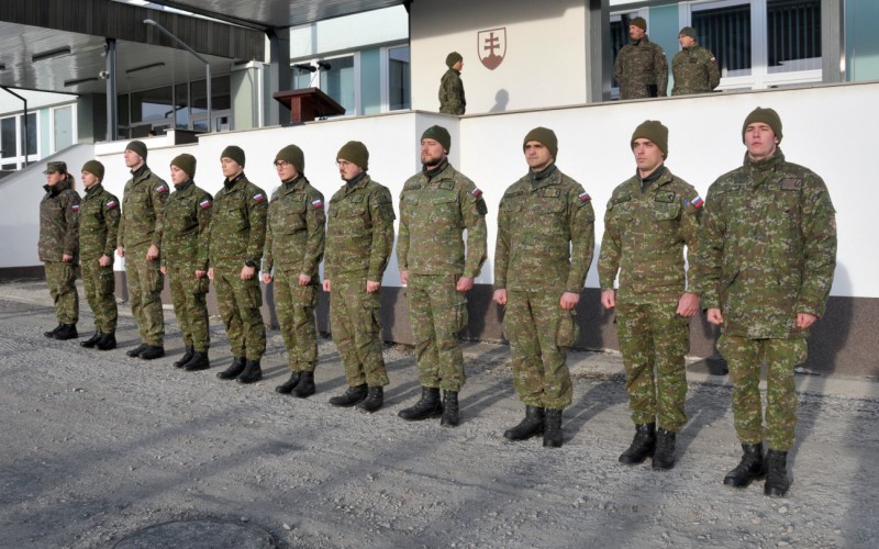 Nástup profesionálnych vojakov a kadetov, 04. 03. 2025