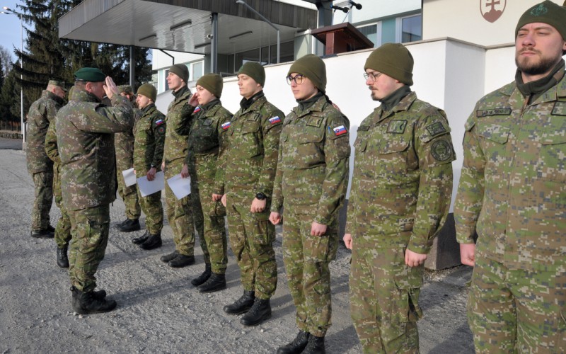 Nástup profesionálnych vojakov a kadetov, 04. 03. 2025