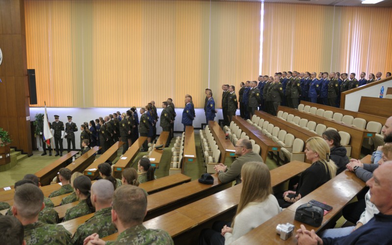 Slávnostné ukončenie 30. ZVŠK (Základný veliteľsko-štábny kurz), 25. 04. 2025