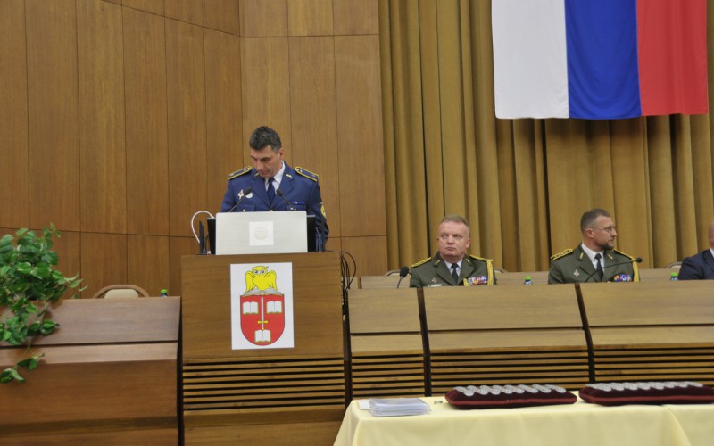 Slávnostné ukončenie 30. ZVŠK (Základný veliteľsko-štábny kurz), 25. 04. 2025