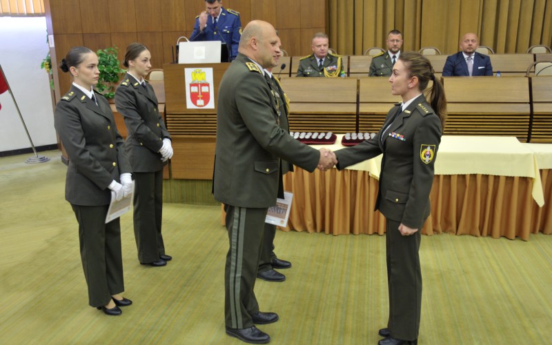 Slávnostné ukončenie 30. ZVŠK (Základný veliteľsko-štábny kurz), 25. 04. 2025