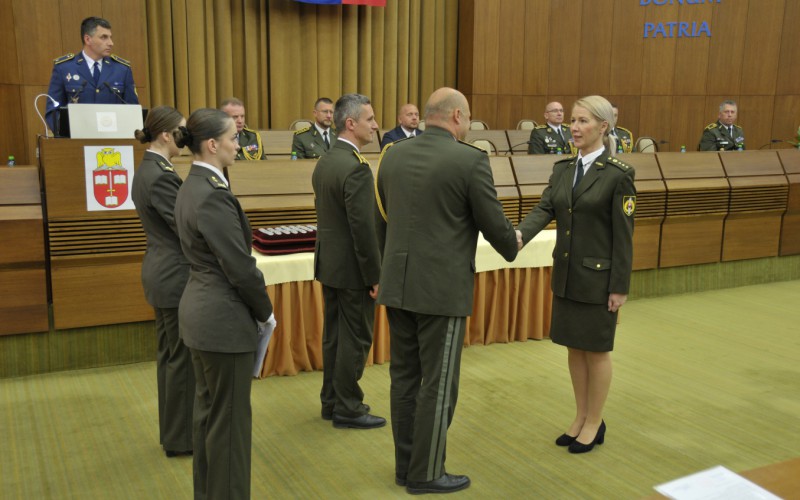 Slávnostné ukončenie 30. ZVŠK (Základný veliteľsko-štábny kurz), 25. 04. 2025