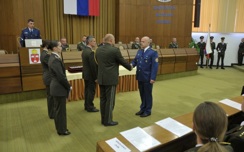 Slávnostné ukončenie 30. ZVŠK (Základný veliteľsko-štábny kurz), 25. 04. 2025