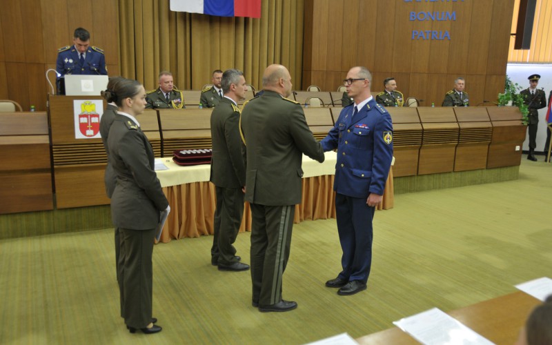 Slávnostné ukončenie 30. ZVŠK (Základný veliteľsko-štábny kurz), 25. 04. 2025