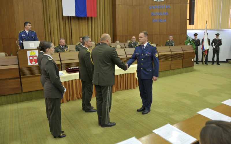 Slávnostné ukončenie 30. ZVŠK (Základný veliteľsko-štábny kurz), 25. 04. 2025