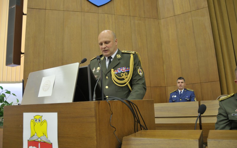 Slávnostné ukončenie 30. ZVŠK (Základný veliteľsko-štábny kurz), 25. 04. 2025