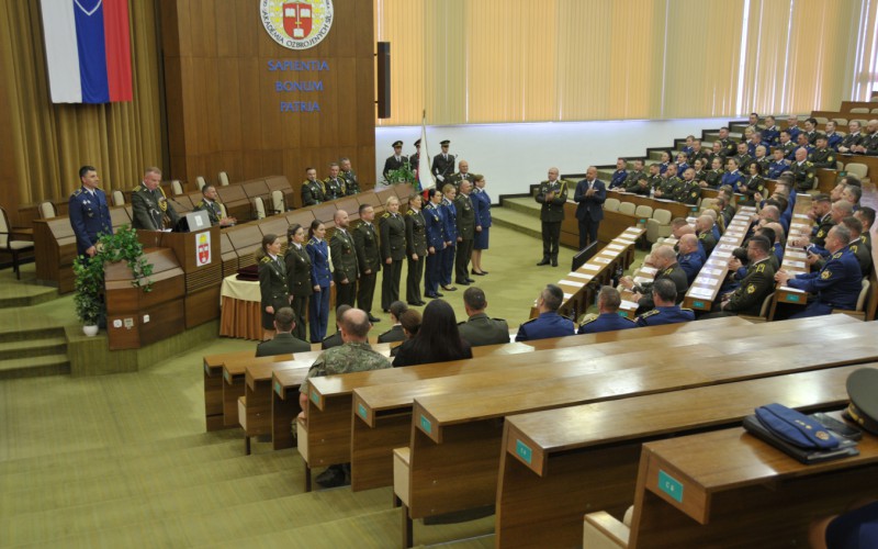 Slávnostné ukončenie 30. ZVŠK (Základný veliteľsko-štábny kurz), 25. 04. 2025