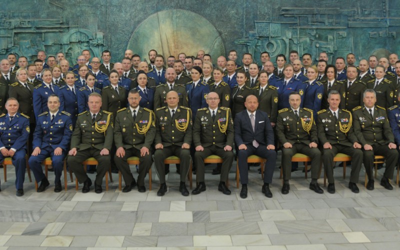 Slávnostné ukončenie 30. ZVŠK (Základný veliteľsko-štábny kurz), 25. 04. 2025