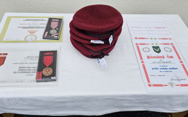 Zhromaždenie profesionálnych vojakov a zamestnancov AOS pri príležitosti 80. výročia skončenia 2. sv. vojny a Dňa víťazstva nad fašizmom, 07. 05. 2025