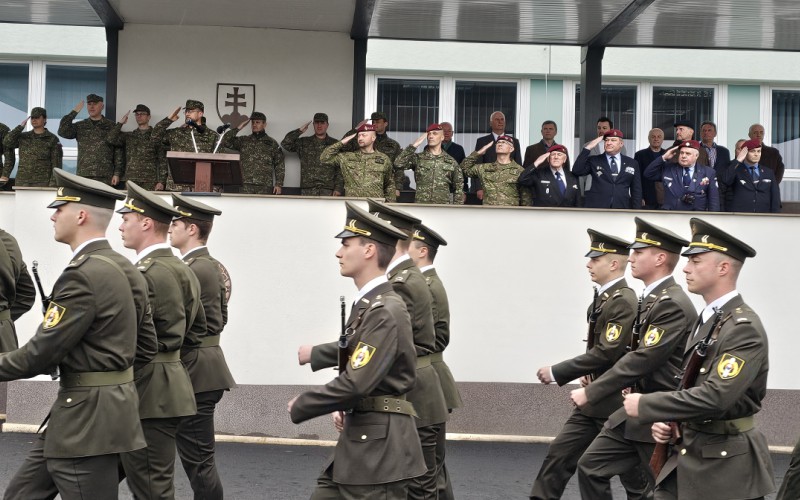 Zhromaždenie profesionálnych vojakov a zamestnancov AOS pri príležitosti 80. výročia skončenia 2. sv. vojny a Dňa víťazstva nad fašizmom, 07. 05. 2025