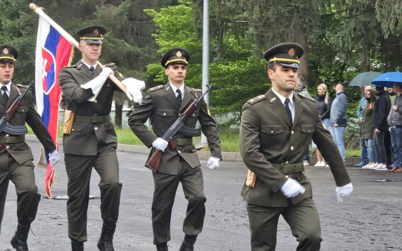 Zhromaždenie profesionálnych vojakov a zamestnancov AOS pri príležitosti 80. výročia skončenia 2. sv. vojny a Dňa víťazstva nad fašizmom, 07. 05. 2025