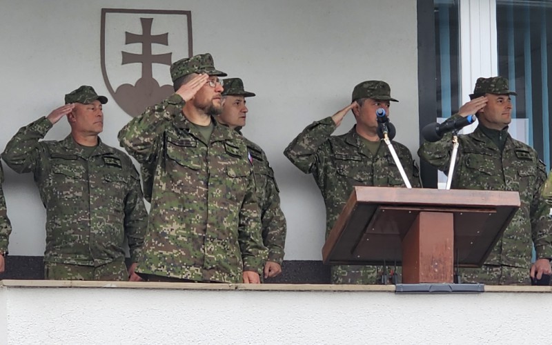 Zhromaždenie profesionálnych vojakov a zamestnancov AOS pri príležitosti 80. výročia skončenia 2. sv. vojny a Dňa víťazstva nad fašizmom, 07. 05. 2025