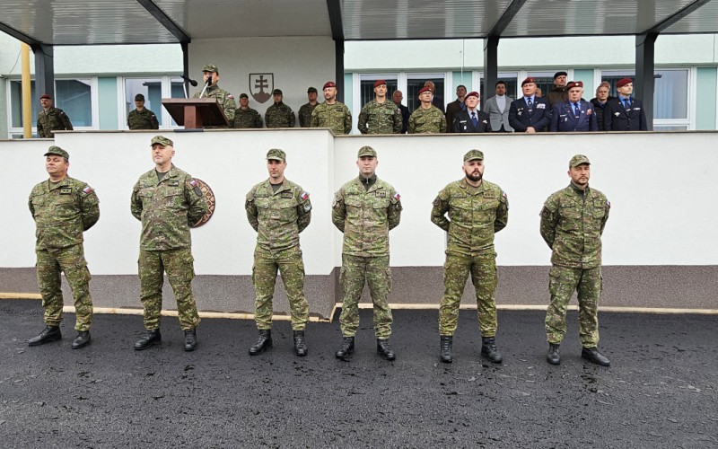 Zhromaždenie profesionálnych vojakov a zamestnancov AOS pri príležitosti 80. výročia skončenia 2. sv. vojny a Dňa víťazstva nad fašizmom, 07. 05. 2025