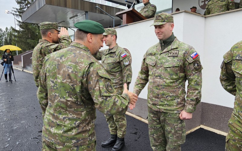 Zhromaždenie profesionálnych vojakov a zamestnancov AOS pri príležitosti 80. výročia skončenia 2. sv. vojny a Dňa víťazstva nad fašizmom, 07. 05. 2025