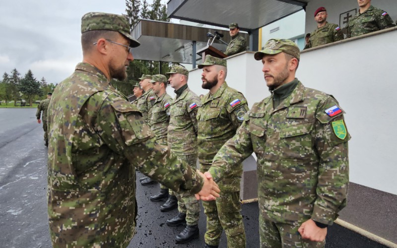 Zhromaždenie profesionálnych vojakov a zamestnancov AOS pri príležitosti 80. výročia skončenia 2. sv. vojny a Dňa víťazstva nad fašizmom, 07. 05. 2025