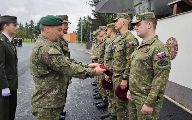 Zhromaždenie profesionálnych vojakov a zamestnancov AOS pri príležitosti 80. výročia skončenia 2. sv. vojny a Dňa víťazstva nad fašizmom, 07. 05. 2025