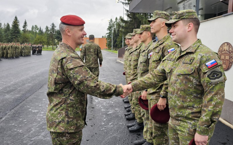 Zhromaždenie profesionálnych vojakov a zamestnancov AOS pri príležitosti 80. výročia skončenia 2. sv. vojny a Dňa víťazstva nad fašizmom, 07. 05. 2025