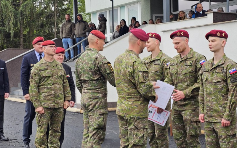 Zhromaždenie profesionálnych vojakov a zamestnancov AOS pri príležitosti 80. výročia skončenia 2. sv. vojny a Dňa víťazstva nad fašizmom, 07. 05. 2025