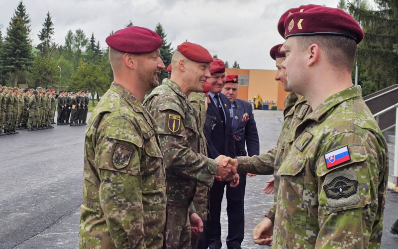 Zhromaždenie profesionálnych vojakov a zamestnancov AOS pri príležitosti 80. výročia skončenia 2. sv. vojny a Dňa víťazstva nad fašizmom, 07. 05. 2025