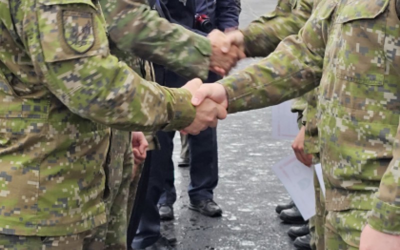 Zhromaždenie profesionálnych vojakov a zamestnancov AOS pri príležitosti 80. výročia skončenia 2. sv. vojny a Dňa víťazstva nad fašizmom, 07. 05. 2025