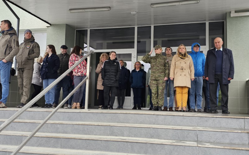 Zhromaždenie profesionálnych vojakov a zamestnancov AOS pri príležitosti 80. výročia skončenia 2. sv. vojny a Dňa víťazstva nad fašizmom, 07. 05. 2025