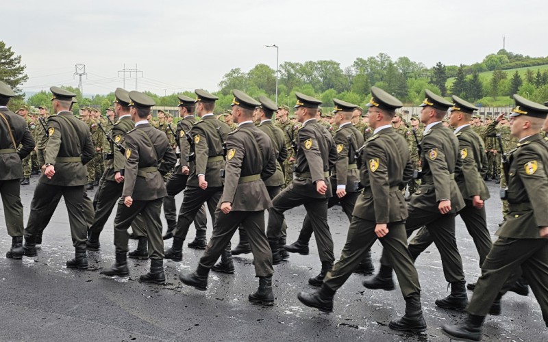 Zhromaždenie profesionálnych vojakov a zamestnancov AOS pri príležitosti 80. výročia skončenia 2. sv. vojny a Dňa víťazstva nad fašizmom, 07. 05. 2025