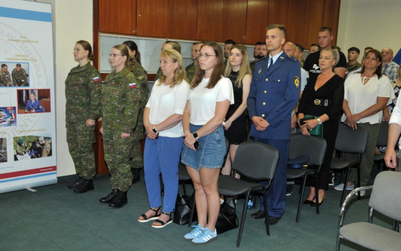 Ukončenie 33. Dôstojníckeho kurzu pre absolventov vysokých škôl, 27. 06. 2025