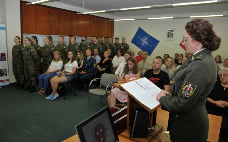 Ukončenie 33. Dôstojníckeho kurzu pre absolventov vysokých škôl, 27. 06. 2025