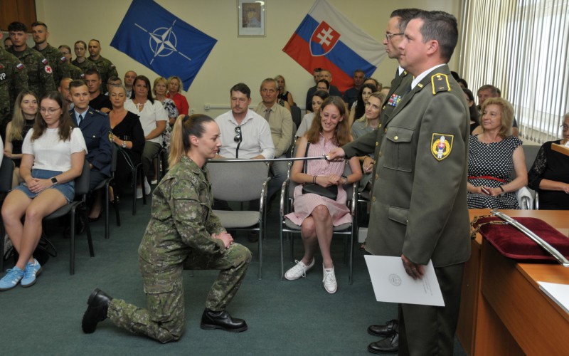 Ukončenie 33. Dôstojníckeho kurzu pre absolventov vysokých škôl, 27. 06. 2025